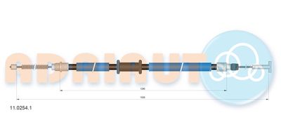 1102541 ADRIAUTO Тросик, cтояночный тормоз