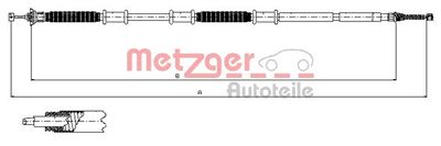 120736 METZGER Тросик, cтояночный тормоз