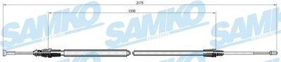 C0642B SAMKO Тросик, cтояночный тормоз