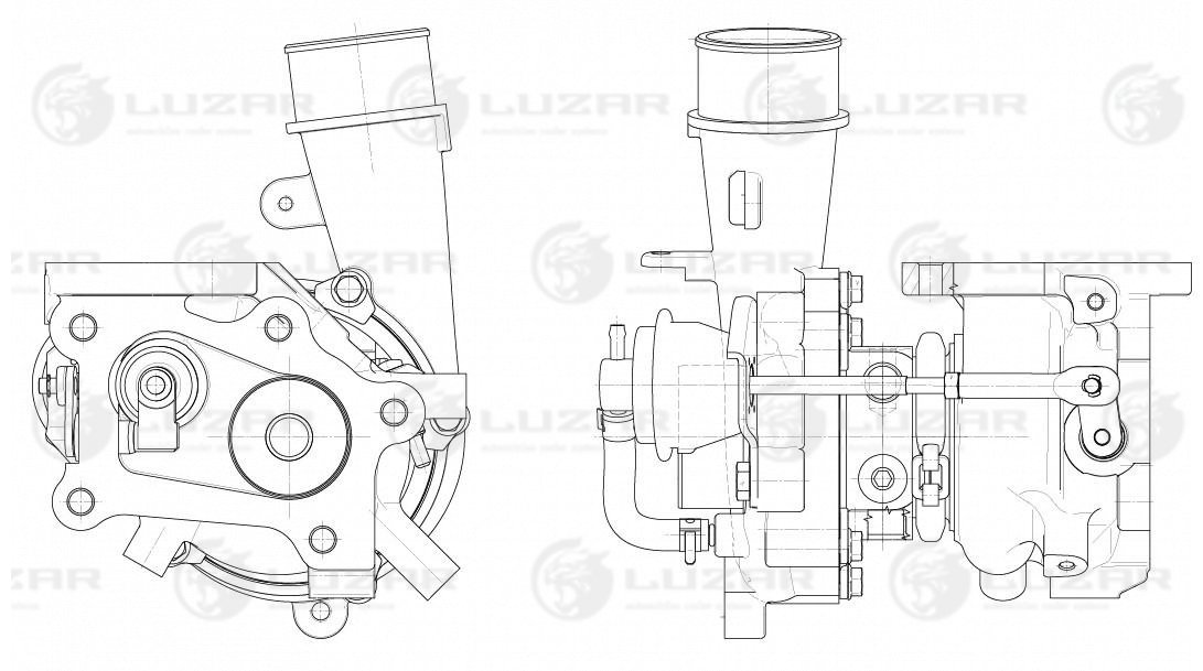 Турбокомпрессор Luzar                LAT 2301