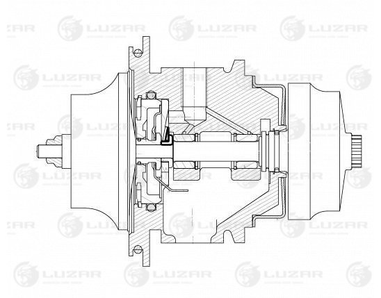 Турбокомпрессор бкорп. (картридж) Luzar                LAT 5026