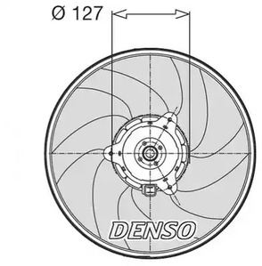 Вентилятор радиатора системы охлаждения Denso                DER21003