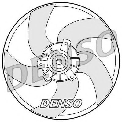 Вентилятор радиатора Denso                DER21011