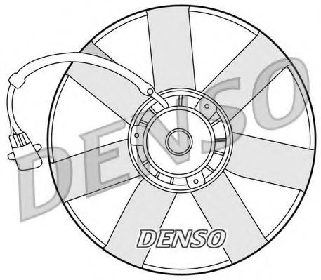 Вентилятор радиатора системы охлаждения Denso Denso                DER32002