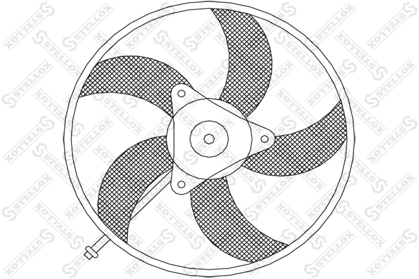 Вентилятор радиатора Stellox                29-99004-SX