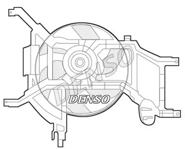 Вентилятор, охлаждение двигателя Denso                DER37002