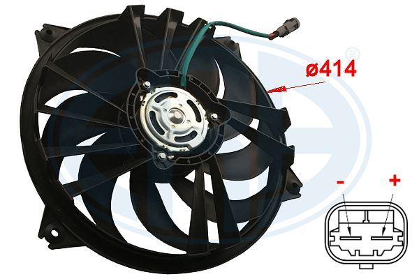 Вентилятор охлаждения радиатора ERA                352011