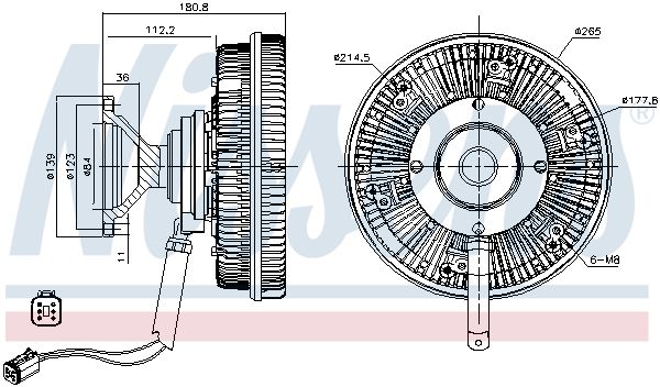 Сцепление Nissens                86185