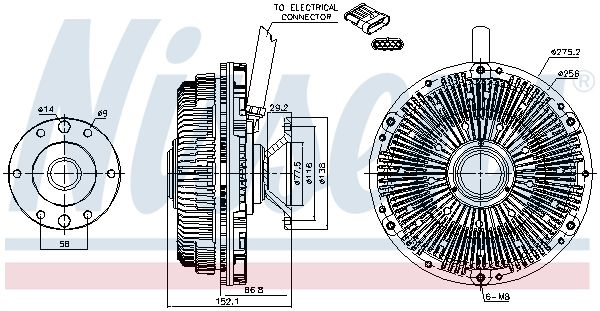 Сцепление Nissens                86204