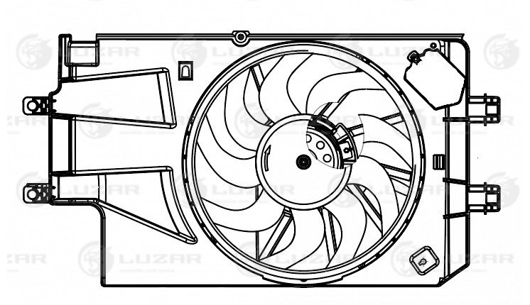 Эвентилятор охл. Luzar                LFK 0193