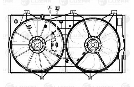 Эвентилятор охл. Luzar                LFK 1908