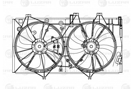 Эвентилятор охл. Luzar                LFK 1909