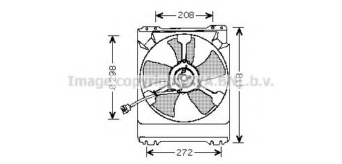 Вентилятор радиатора AVA                SU7501