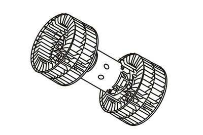 250153 WXQP Вентилятор салона