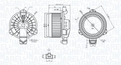 069412749010 MAGNETI MARELLI Вентилятор салона