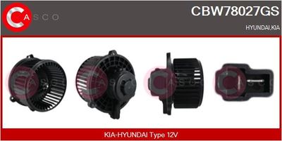 CBW78027GS CASCO Вентилятор салона