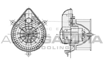 GA32004 AUTOGAMMA Вентилятор салона