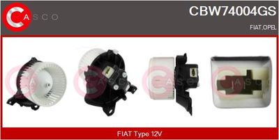 CBW74004GS CASCO Вентилятор салона