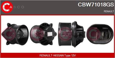 CBW71018GS CASCO Вентилятор салона