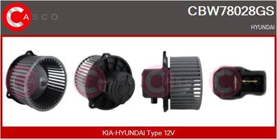 CBW78028GS CASCO Вентилятор салона