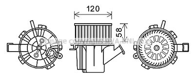 MC8018 AVA QUALITY COOLING Вентилятор салона