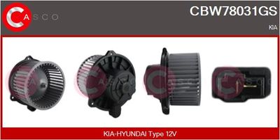 CBW78031GS CASCO Вентилятор салона