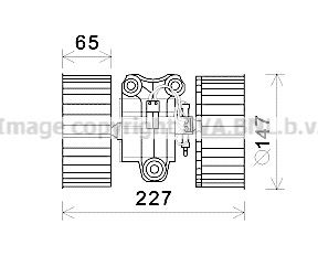 BW8470 AVA QUALITY COOLING Вентилятор салона