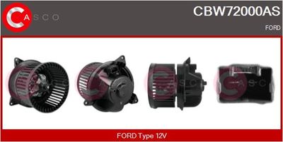 CBW72000AS CASCO Вентилятор салона