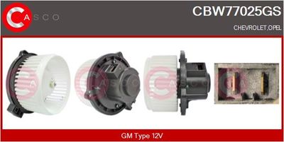 CBW77025GS CASCO Вентилятор салона