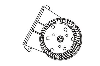 351831 WXQP Вентилятор салона