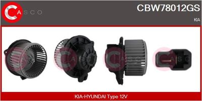 CBW78012GS CASCO Вентилятор салона