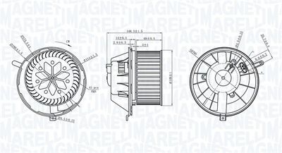 069412229010 MAGNETI MARELLI Вентилятор салона