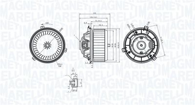 069412363010 MAGNETI MARELLI Вентилятор салона