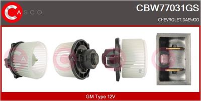 CBW77031GS CASCO Вентилятор салона