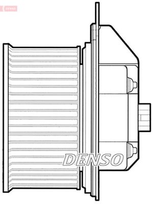 DEA13001 DENSO Вентилятор салона