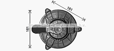 FD8668 AVA QUALITY COOLING Вентилятор салона