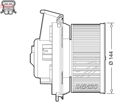 WG2170074 WILMINK GROUP Вентилятор салона