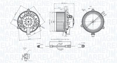 069412742010 MAGNETI MARELLI Вентилятор салона