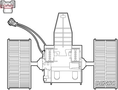 DEA05009 DENSO Вентилятор салона