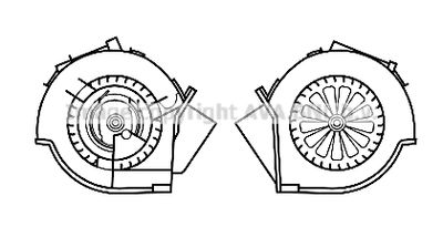 MS8664 AVA QUALITY COOLING Вентилятор салона