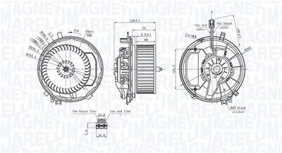 069412245010 MAGNETI MARELLI Вентилятор салона