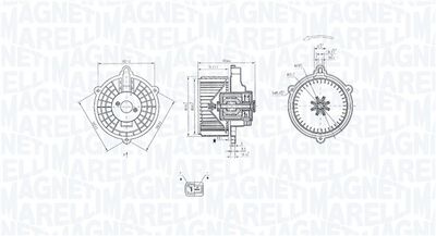 069412352010 MAGNETI MARELLI Вентилятор салона