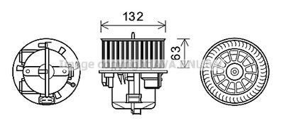 VO8179 AVA QUALITY COOLING Вентилятор салона