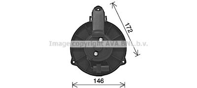 AI8427 AVA QUALITY COOLING Вентилятор салона