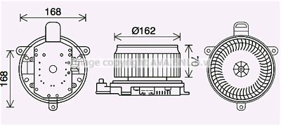 TO8740 AVA QUALITY COOLING Вентилятор салона