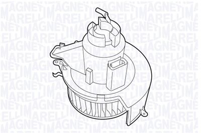 069412668010 MAGNETI MARELLI Вентилятор салона