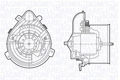 069412695010 MAGNETI MARELLI Вентилятор салона