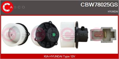 CBW78025GS CASCO Вентилятор салона