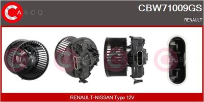 CBW71009GS CASCO Вентилятор салона