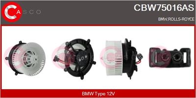 CBW75016AS CASCO Вентилятор салона